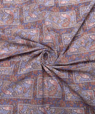 Multi Colour Paisley Print Georgette Fabric