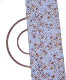 Baby Blue Colour Floral Print Georgette Fabric