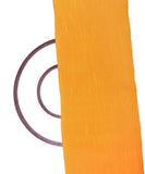 Turmeric Yellow Colour Plain Pleated Satin Fabric