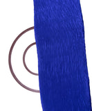 Royal Blue Colour Plain Pleated Satin Fabric