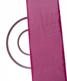 Onion Pink Colour Two Tone Plain Organza Satin Fabric