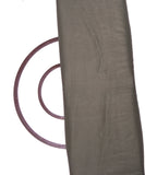 Metallic Grey Colour Plain Organza Satin Fabric