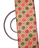 Multi Colour Floral Pattern Silk Jacquard Fabric