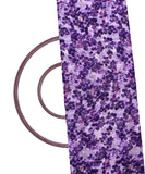 Purple Colour Floral Print Chiffon Fabric