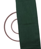 Bottle Green Colour Plain Dupion Silk Fabric