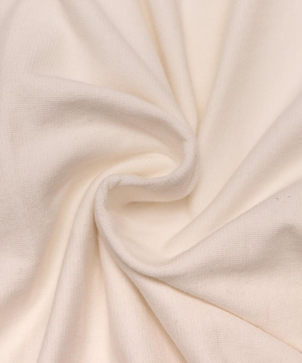 White Colour Plain Hosiery Fabric