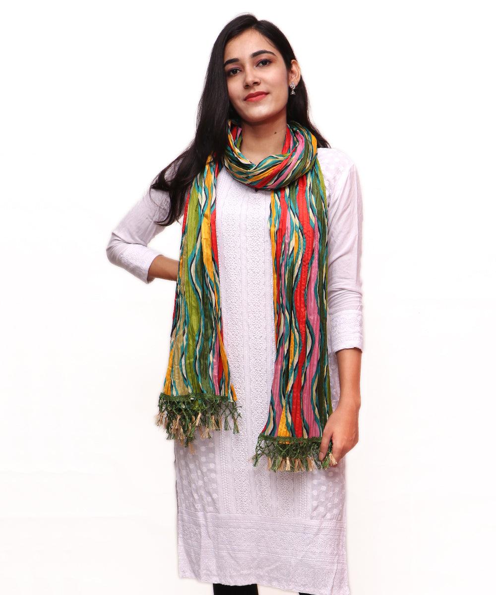 Buy Now Silk Dupatta Scarf Stole - Main Image