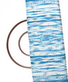 Blue Colour Shibori Tie Dye Print Kota Doria Fabric