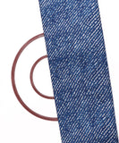 Blue Colour Lehariya Pattern Cotton Fabric