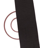 Black Colour Plain Kantha Embroidery Cotton Fabric
