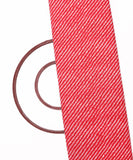 Red Colour Lehariya Pattern Cotton Fabric