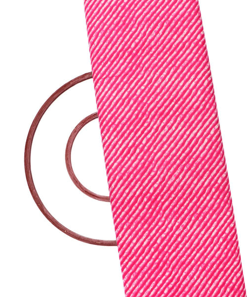 Magenta Colour Lehariya Pattern Cotton Fabric