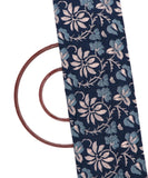 Indigo Blue Colour Floral Print Cotton Fabric