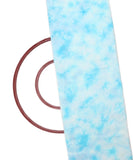 Light Blue Colour Tie - Dye Print Uppada Silk Fabric