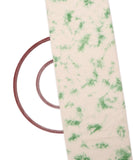 Dark Green Colour Tie - Dye Print Uppada Silk Fabric