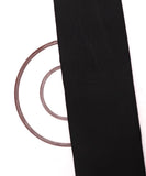 Black Colour Plain Linen Fabric