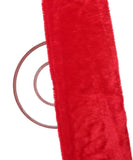 Red Colour Plain Minky Fabric