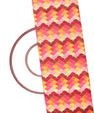 Pink Colour Unique Pattern Zari Embroidery Phantom Raw Silk Fabric