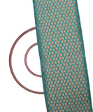 Green Colour Floral Pattern Brocade Silk Fabric