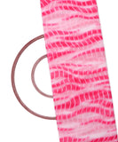 Pink Colour Tie - Dye Print Georgette Fabric