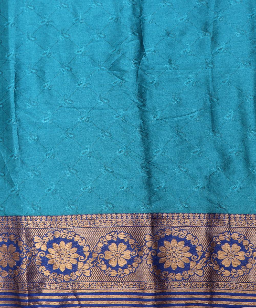 Shop Soft Banarasi Brocade Silk Saree Lehenga Fabric Online