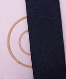 Navy Blue Colour  Small Heavy Sequin Net Fabric