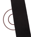 Black Colour Cotton ChikanKari Fabric